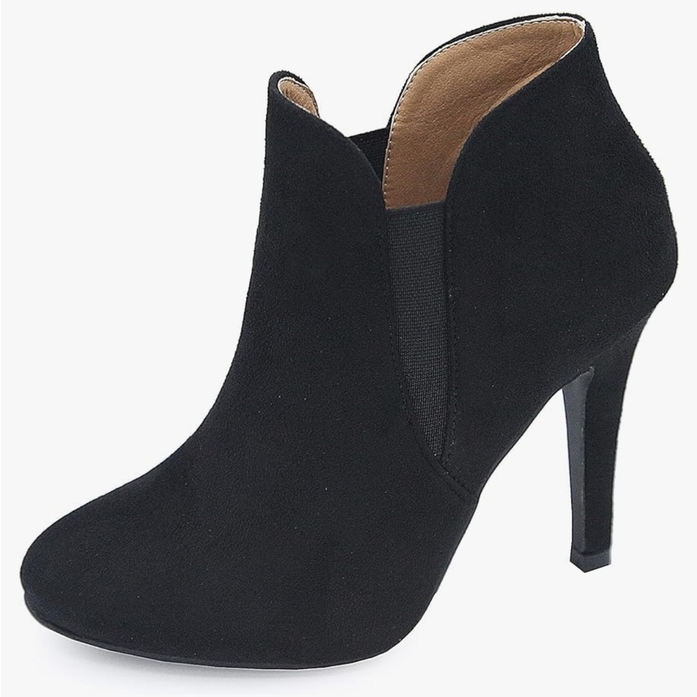 Bella Marie Kendall Soft Round Toe Stiletto Bootie